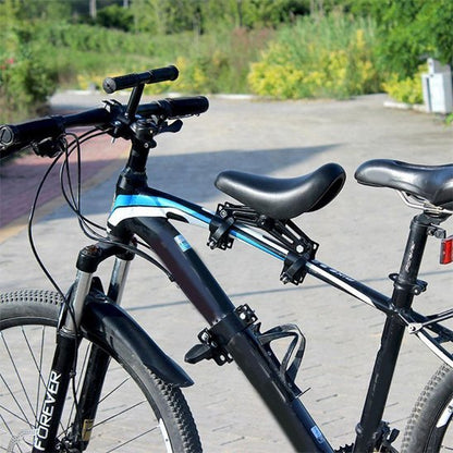 Siege enfant velo comme s'il etait le conducteur