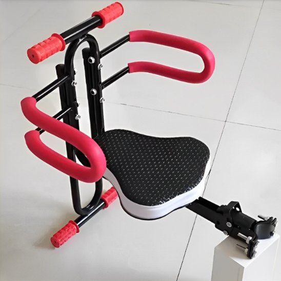 Siege enfant velo ensemble complet siege, guidon, appui pieds, garde-corps