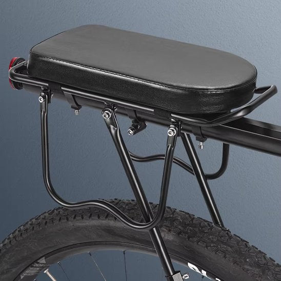siege velo enfant coussin porte bagage