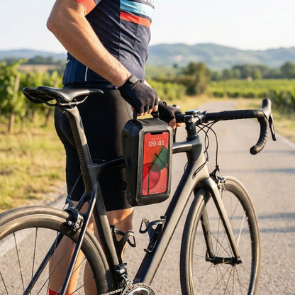 support téléphone vélo route sacoche portable compacte