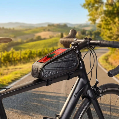 support téléphone vélo route sacoche sur cadre