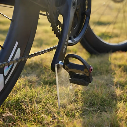 support velo interieur exterieur portatif bequille minimaliste transparent discret