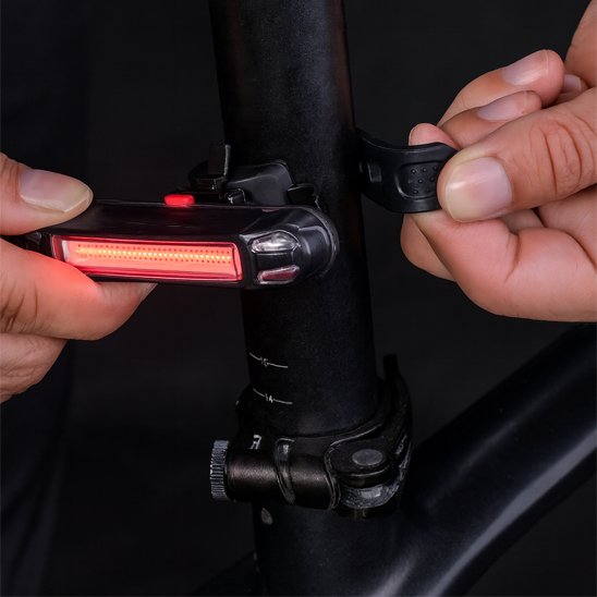 vélo éclairage arrière facile d'installation