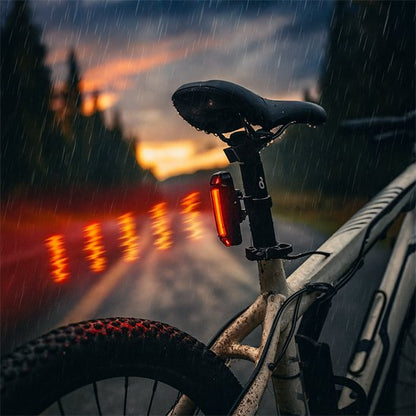 vélo éclairage arrière rouge visibilité