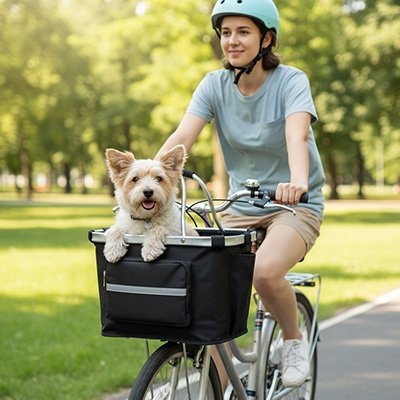Vélo panier Chien imperméable