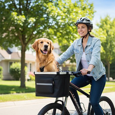 Vélo panier Chien moyen