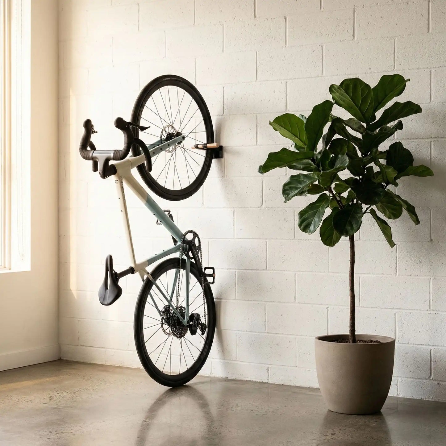Support pour vélo | Mural Bois